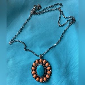 Southwestern Style Chain Necklace/Pendant